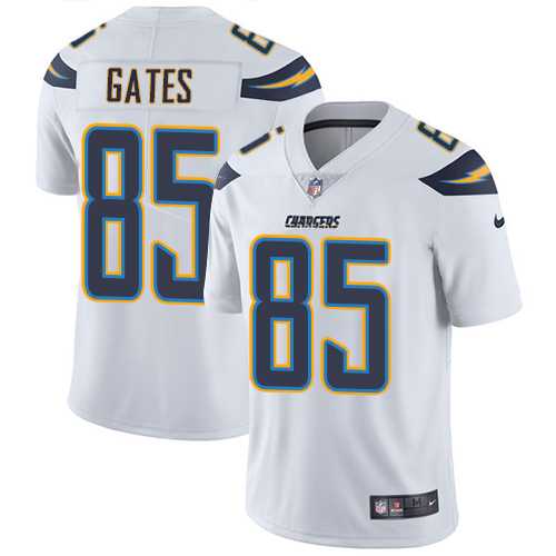 Nike San Diego Chargers #85 Antonio Gates White NFL Vapor Untouchable Limited Jersey,We sell and wholesale Nike San Diego Chargers #85 Antonio Gates White NFL Vapor Untouchable Limited Jersey on line form chian!